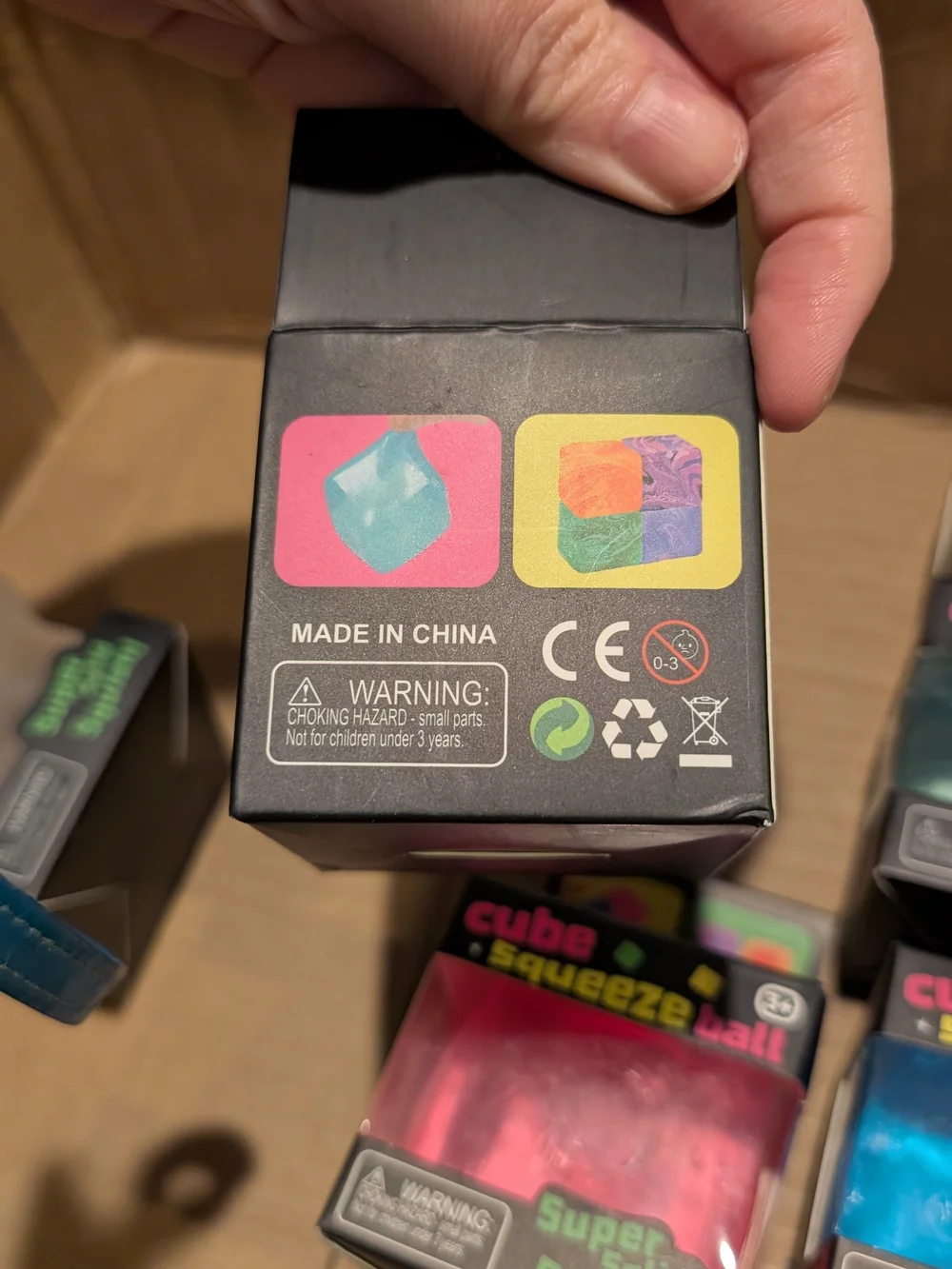 Pick 1 cube squeeze  Squish Stress Toy